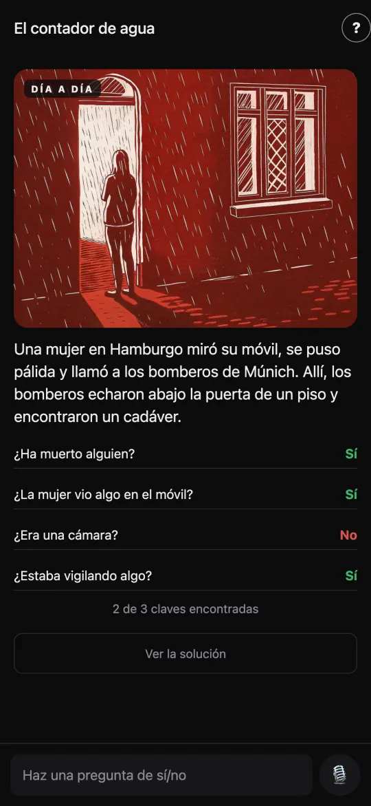 Acertijos oscuros que resuelves con preguntas de sí o no