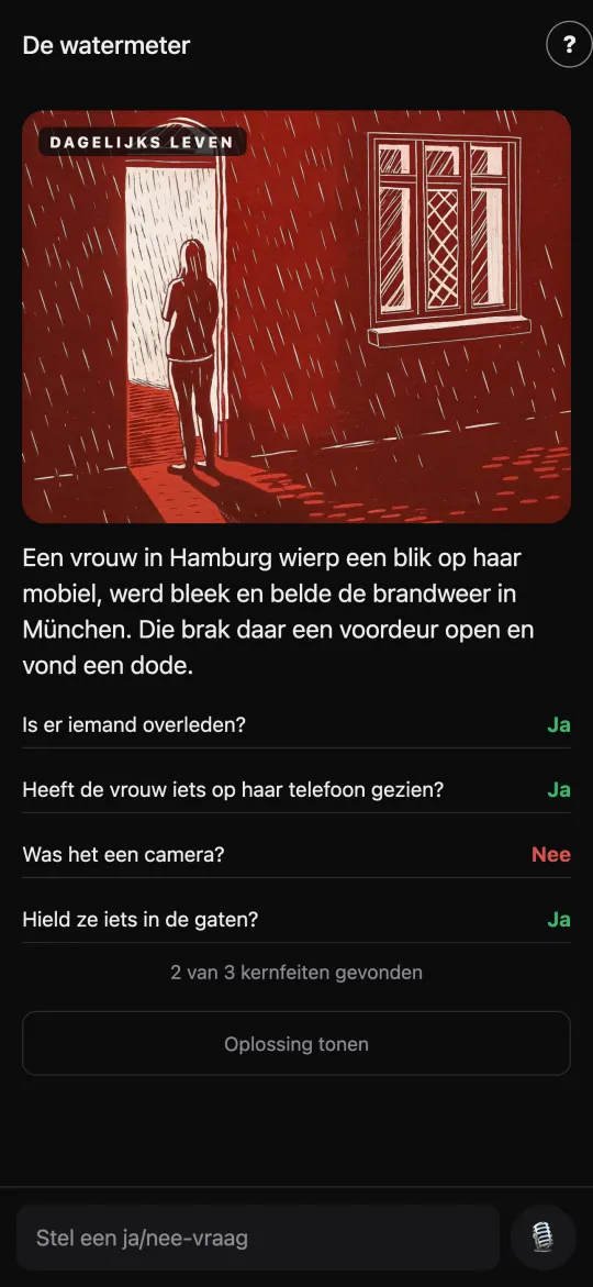 Duistere raadsels die je oplost met ja/nee-vragen