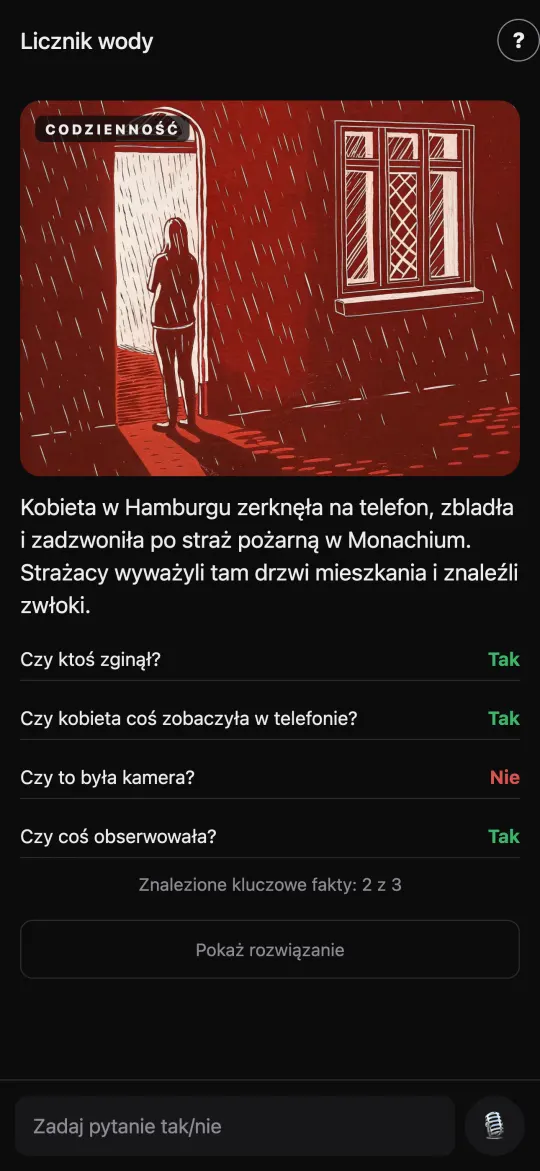Mroczne zagadki, które rozwiązujesz pytaniami tak/nie