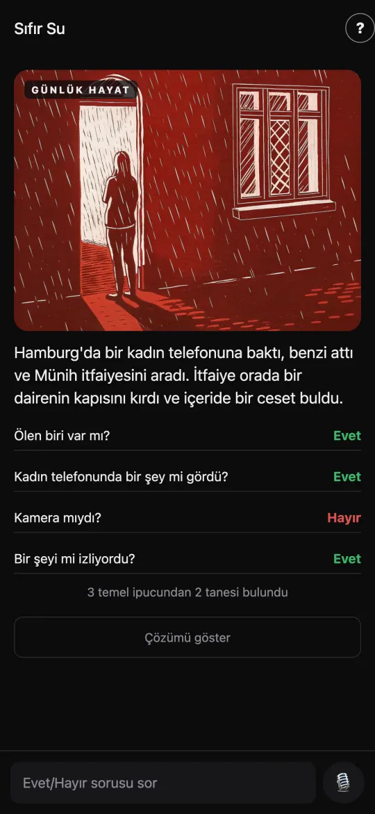 Evet/hayır sorularıyla çözdüğün karanlık bilmeceler